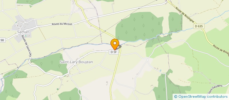 localisation de l'entreprise MONSIEUR ADRIEN PAMPOULIE  SAINT-LARY-BOUJEAN