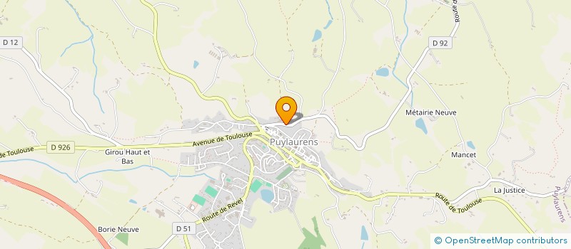 localisation de l'entreprise MONSIEUR ADRIEN PARENTY  PUYLAURENS