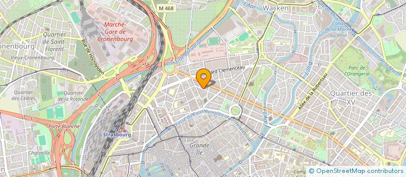 localisation de l'entreprise MONSIEUR ADRIEN PARLANGE à STRASBOURG