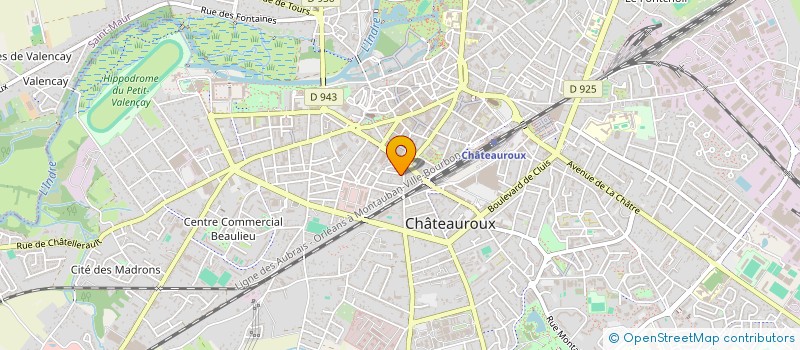 localisation de l'entreprise MONSIEUR ADRIEN PASQUET à CHATEAUROUX