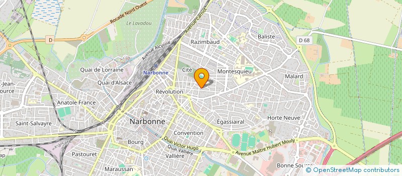 localisation de l'entreprise MONSIEUR ADRIEN PASTOR à NARBONNE