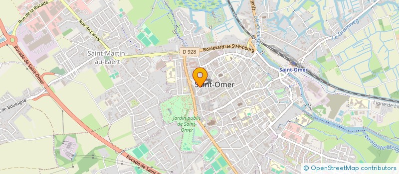 localisation de l'entreprise MONSIEUR ADRIEN PATER  SAINT-OMER