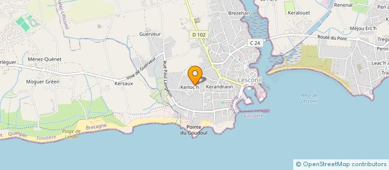 localisation de l'entreprise MONSIEUR ADRIEN PAUTTE  PLOBANNALEC-LESCONIL