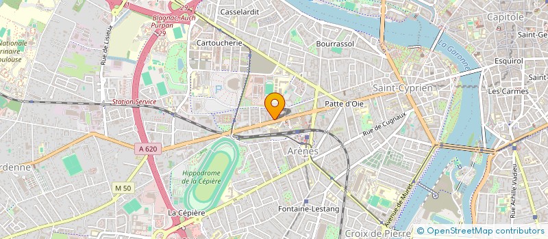localisation de l'entreprise MONSIEUR ADRIEN PECHAUD à TOULOUSE