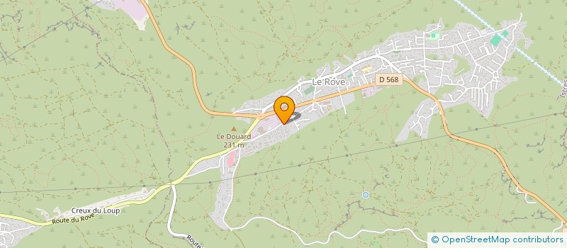 localisation de l'entreprise MONSIEUR ADRIEN PELLEGRIN  LE ROVE