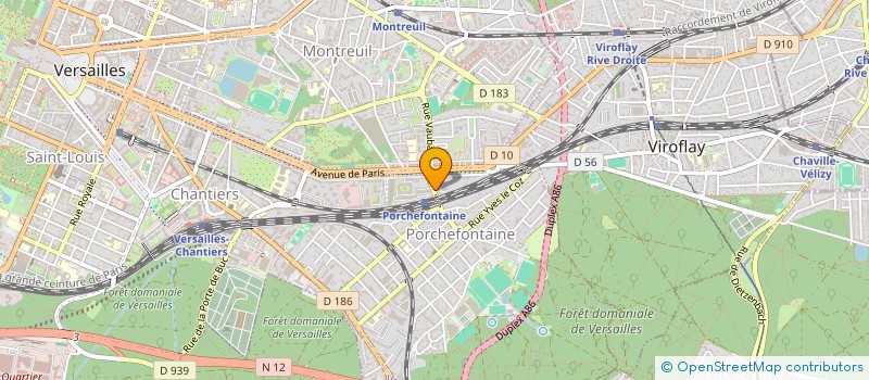 localisation de l'entreprise MONSIEUR ADRIEN PELLERIN à VERSAILLES