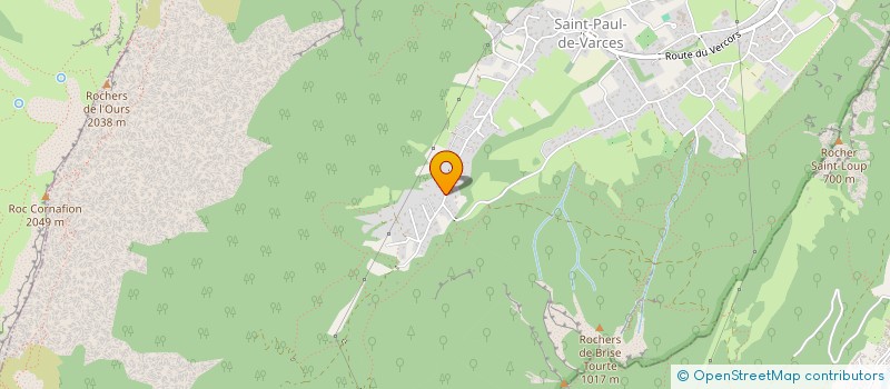 localisation de l'entreprise MONSIEUR ADRIEN PELTIE  SAINT-PAUL-DE-VARCES