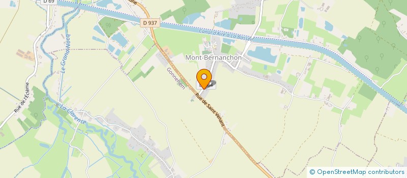 localisation de l'entreprise MONSIEUR ADRIEN PENEZ  MONT-BERNANCHON