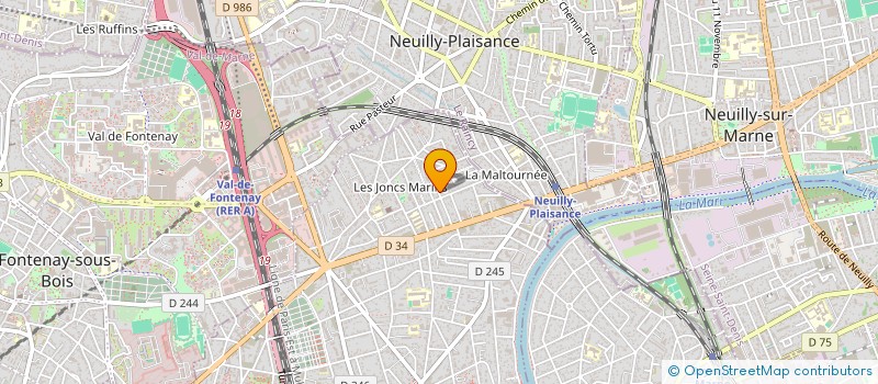 localisation de l'entreprise MONSIEUR ADRIEN PEREIRA à LE PERREUX-SUR-MARNE