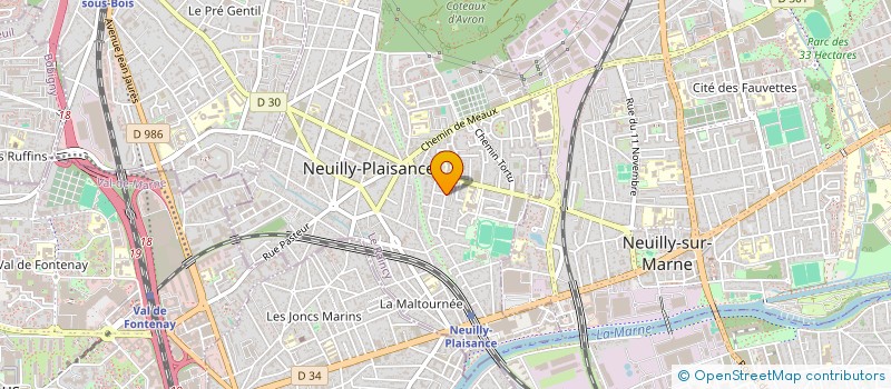 localisation de l'entreprise MONSIEUR ADRIEN PEREIRA à NEUILLY-PLAISANCE