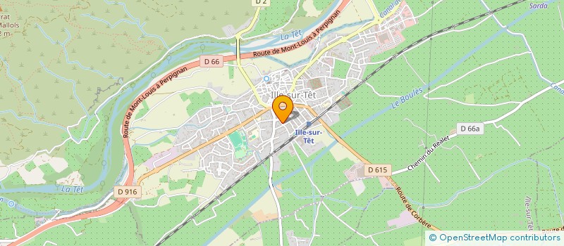 localisation de l'entreprise MONSIEUR ADRIEN PEREZ à ILLE-SUR-TET