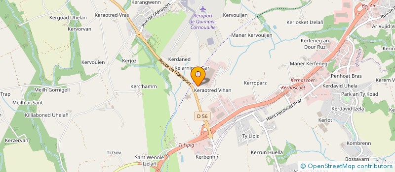 localisation de l'entreprise MONSIEUR ADRIEN PERON  PLUGUFFAN