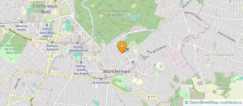 localisation de l'entreprise MONSIEUR ADRIEN PERONNE  MONTFERMEIL