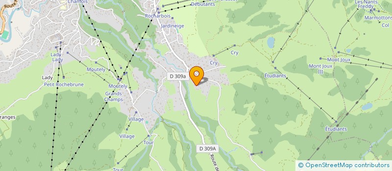 localisation de l'entreprise MONSIEUR ADRIEN PERRIN à MEGEVE