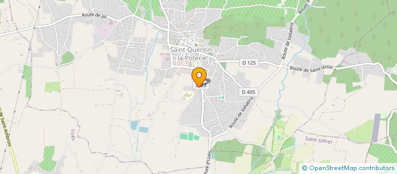 localisation de l'entreprise MONSIEUR ADRIEN PESENTI  SAINT-QUENTIN-LA-POTERIE