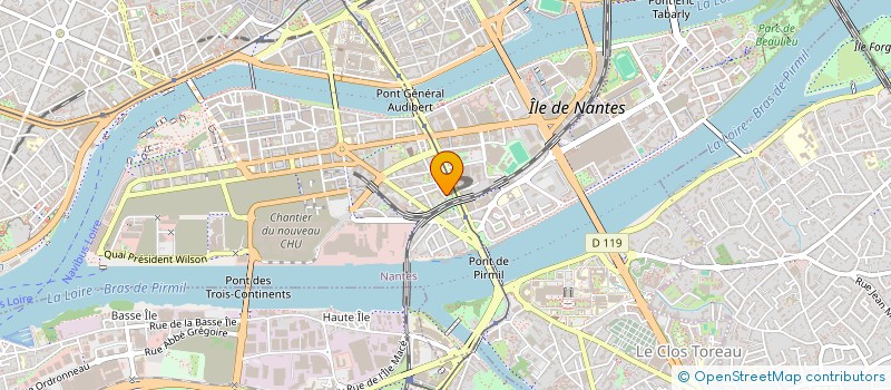 localisation de l'entreprise MONSIEUR ADRIEN PESSU à NANTES