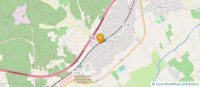 localisation de l'entreprise MONSIEUR ADRIEN PETIT  UCHAUD