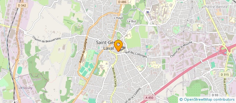 localisation de l'entreprise MONSIEUR ADRIEN PETIT-RICHARD  SAINT-GENIS-LAVAL