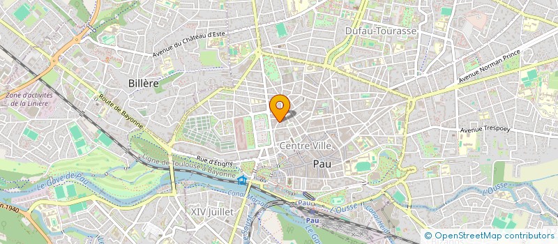 localisation de l'entreprise MONSIEUR ADRIEN PEYRE à PAU