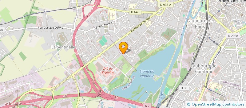 localisation de l'entreprise MONSIEUR ADRIEN PEYROT à VALENCIENNES