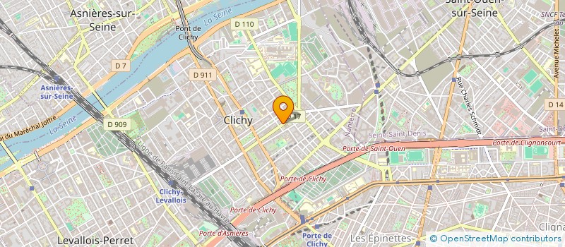 localisation de l'entreprise MONSIEUR ADRIEN PHALIPPOU à CLICHY