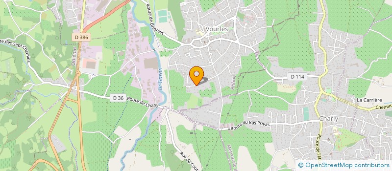 localisation de l'entreprise MONSIEUR ADRIEN PHILIPPOT à VOURLES