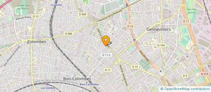 localisation de l'entreprise MONSIEUR ADRIEN PHO à BOIS-COLOMBES