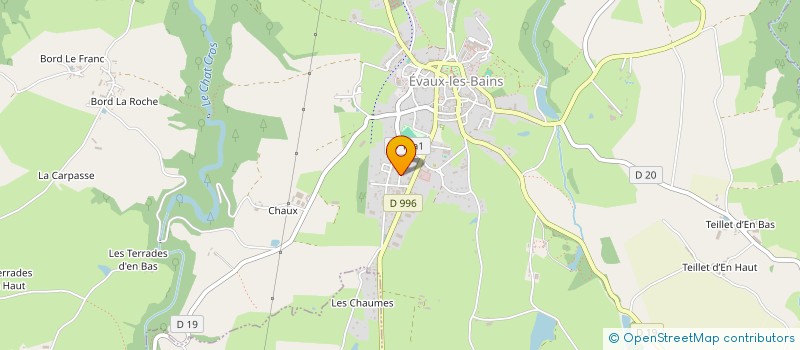 localisation de l'entreprise MONSIEUR ADRIEN PICANDET  EVAUX-LES-BAINS