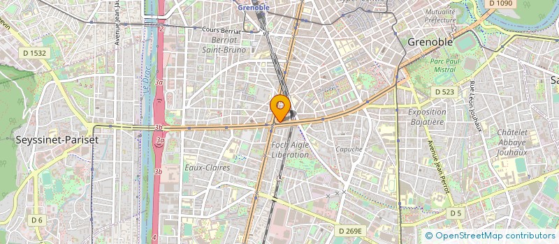 localisation de l'entreprise MONSIEUR ADRIEN PICARD  GRENOBLE