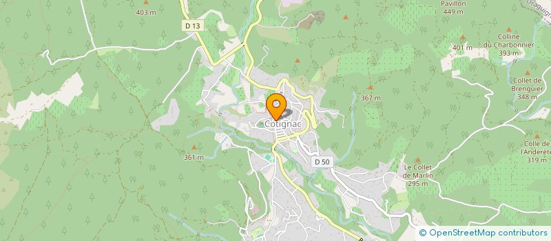 localisation de l'entreprise MONSIEUR ADRIEN PICCININI  COTIGNAC