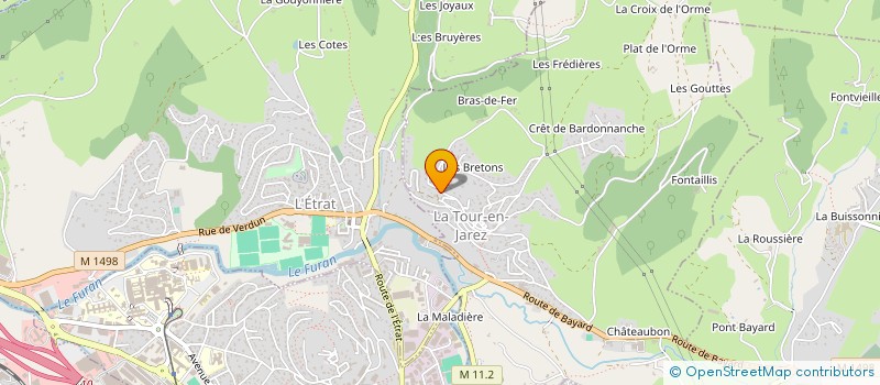 localisation de l'entreprise MONSIEUR ADRIEN PIFFARETTI à LA TOUR-EN-JAREZ