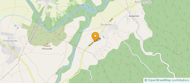 localisation de l'entreprise MONSIEUR ADRIEN PINARD  SAINT-PRIVAT-DE-CHAMPCLOS