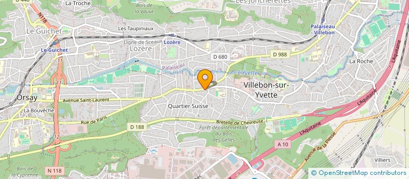 localisation de l'entreprise MONSIEUR ADRIEN PINEL  VILLEBON-SUR-YVETTE