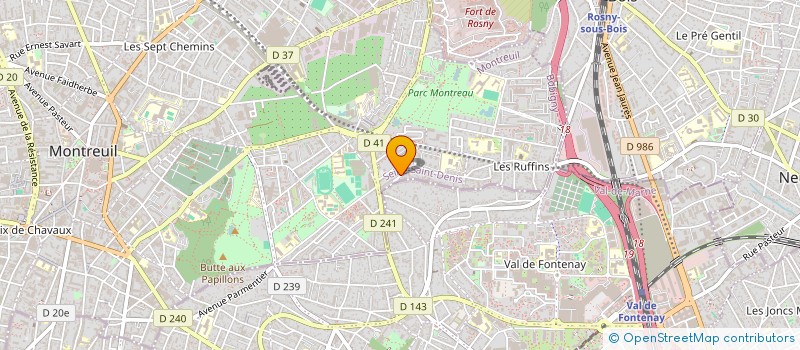 localisation de l'entreprise MONSIEUR ADRIEN PLANTE à MONTREUIL