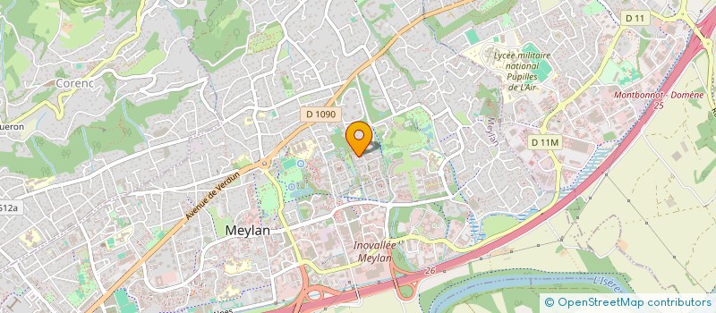 localisation de l'entreprise MONSIEUR ADRIEN PLASTRE  MEYLAN