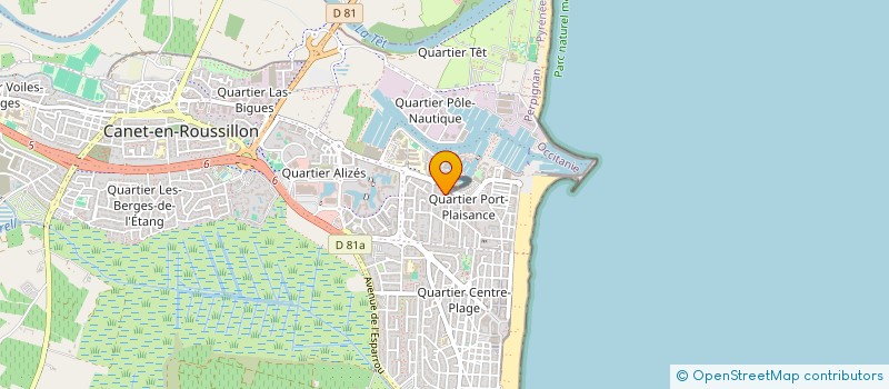 localisation de l'entreprise MONSIEUR ADRIEN POIGNANT  CANET-EN-ROUSSILLON