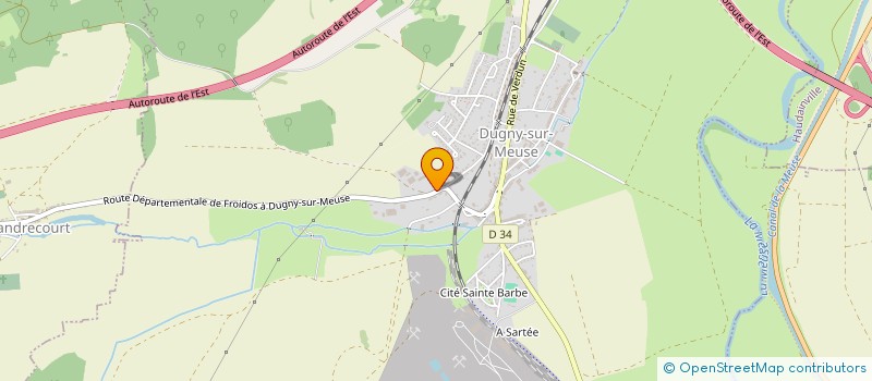 localisation de l'entreprise MONSIEUR ADRIEN POINSIGNON à DUGNY-SUR-MEUSE
