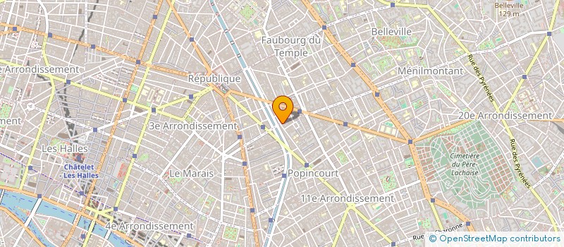 localisation de l'entreprise MONSIEUR ADRIEN POIRIER  PARIS