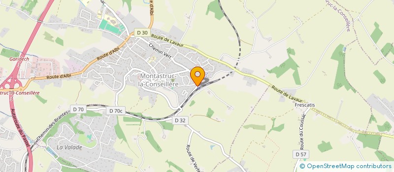 localisation de l'entreprise MONSIEUR ADRIEN POIRRIER  MONTASTRUC-LA-CONSEILLERE