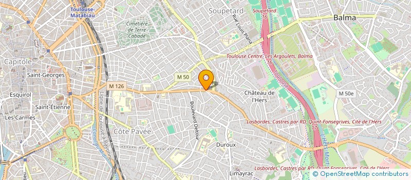 localisation de l'entreprise MONSIEUR ADRIEN POISSIER à TOULOUSE