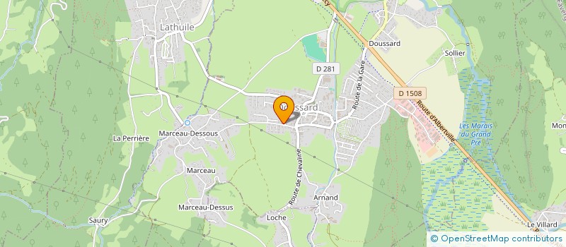 localisation de l'entreprise MONSIEUR ADRIEN POLLANI  DOUSSARD