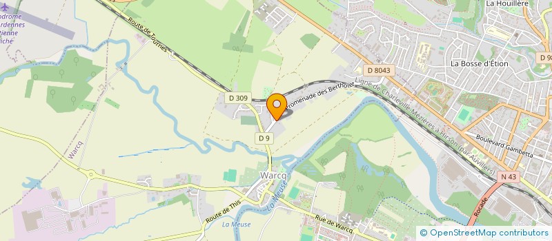 localisation de l'entreprise MONSIEUR ADRIEN POTERLOT  WARCQ