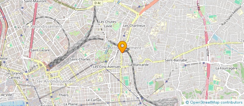 localisation de l'entreprise MONSIEUR ADRIEN POTIER à MARSEILLE