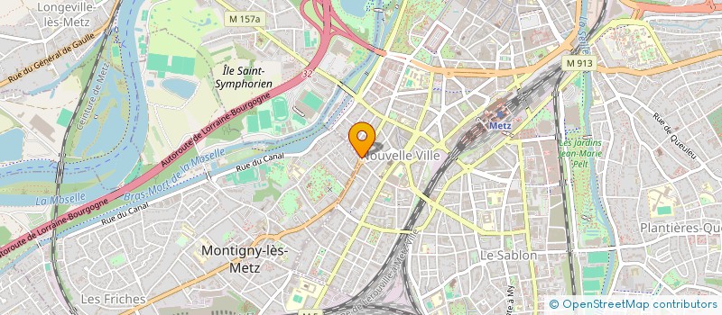 localisation de l'entreprise MONSIEUR ADRIEN POUDE  METZ