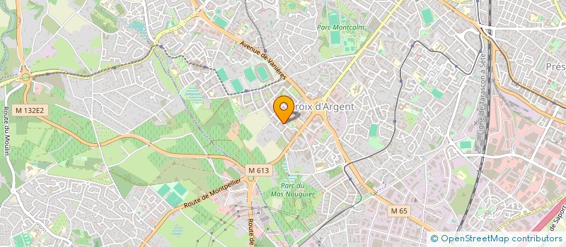 localisation de l'entreprise MONSIEUR ADRIEN POUPARD à MONTPELLIER