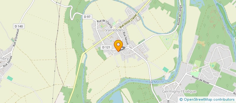 localisation de l'entreprise MONSIEUR ADRIEN PREVOST  VARREDDES