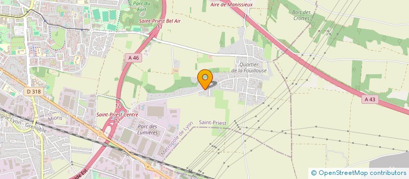 localisation de l'entreprise MONSIEUR ADRIEN PROSPERO  SAINT-PRIEST