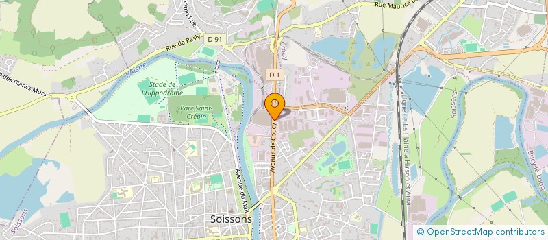 localisation de l'entreprise MONSIEUR ADRIEN PRUVOT à SOISSONS