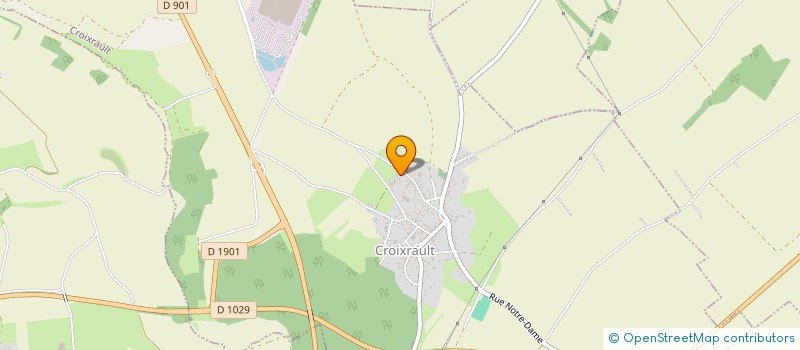 localisation de l'entreprise MONSIEUR ADRIEN PUPIN  CROIXRAULT