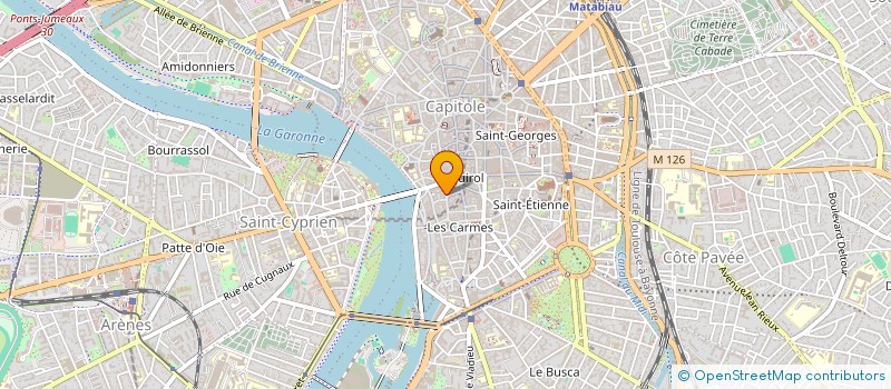 localisation de l'entreprise MONSIEUR ADRIEN QUECHON  TOULOUSE